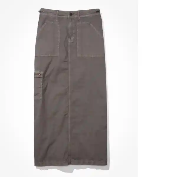 Falda Mujer Gris Talla 0 American Eagle