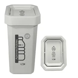 Estra Caneca Ecobins Vaiven Blanco 10 L