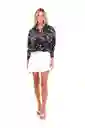 Camisa Boyfriend Haven Palmeras Negro XS Mercedes Campuzano