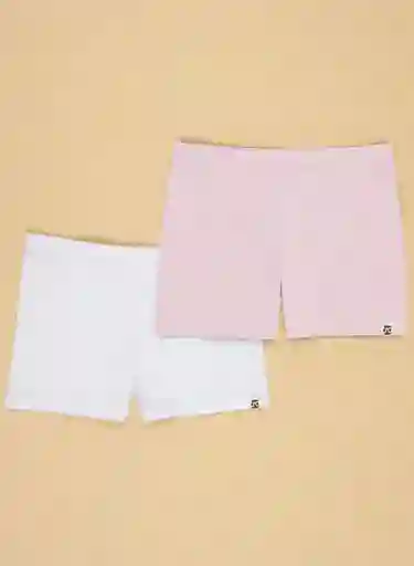 Gef Short New Dúo Tabhita Niña Surtido Rosado-Blanco Talla 10