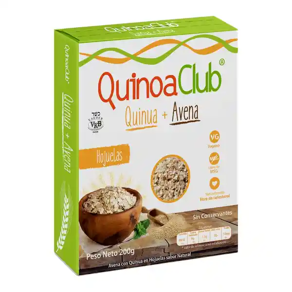 Quinoaclub Avena Con Quinoa Hojuelas