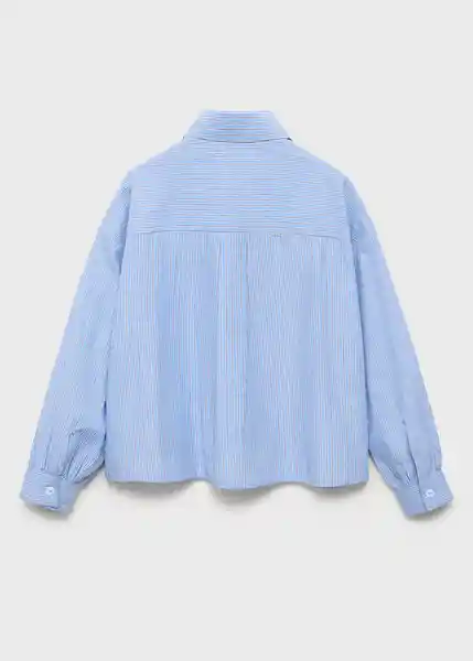 Camisa Alicia Azul Talla 12 Niña Mango