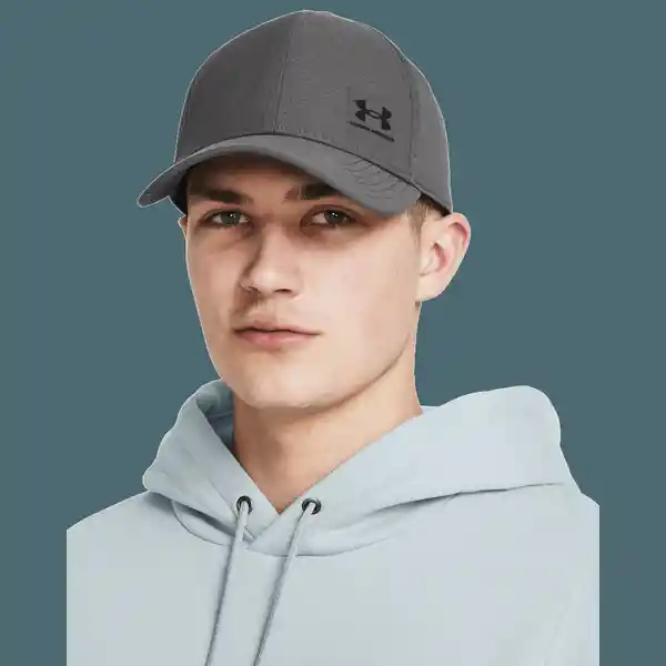 Under Armour Gorra Iso-Chill Armourvent Adj Hombre Gris OSFM