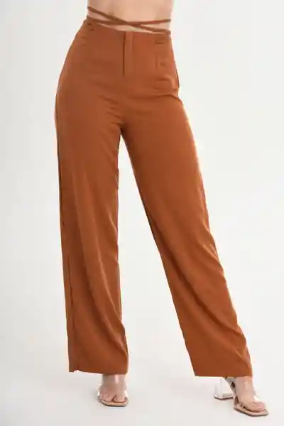 Ragged Pantalón Egipto Color Cafe Caramelo Talla 8