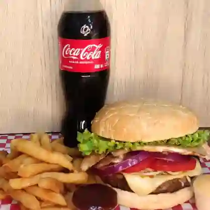 Combo Hamburguesa Mixta