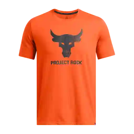 Under Armour Camiseta Pjt Rck Payoff Graphc Hombre Naranja SM