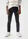 Jean Skinny Tejano Negro Talla 09 Niños Mango