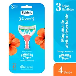 Schick Maquinas de Afeitar Xtreme 3 Hawaiian Tropic