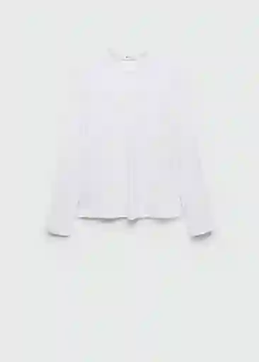 Camiseta Biri Blanco Talla XS Mujer Mango