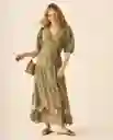 Vestido Verde Serenidad Claro Talla S 693G207 Esprit