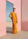 Vestido Sea Naranja Talla S Mujer Mango