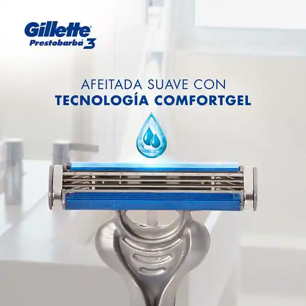 Gillette Máquina para Afeitar Prestobarba3 Desechables