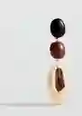 Pendientes Aida Granate Talla 99 Mujer Mango