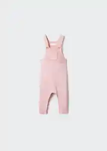 Enterizo Peto Brest 6 Rosa Pastel Talla 69 Niños Mango