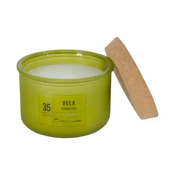 Vela Aromática té Verde Casaideas