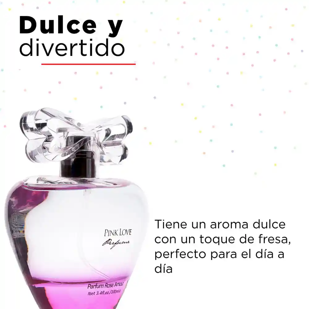 Perfume Pink Love Dulce Con Toques de Aroma a Fresa Miniso