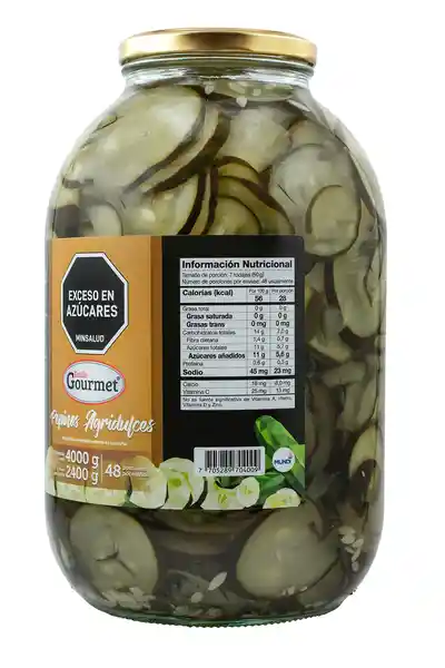 Gourmet Pepino Estilo Agridulce