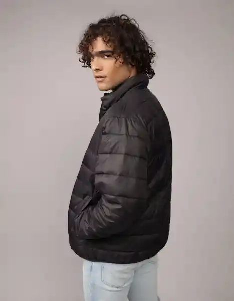 Chaqueta Hombre Negro Talla MEDIUM 1756001 American Eagle