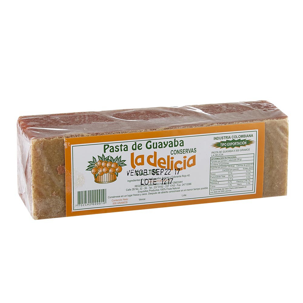 La Delicia Pasta de Guayaba 500 g
