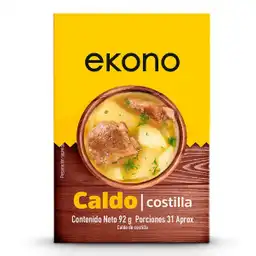 Ekono Caldo De Costilla 8 Cubos