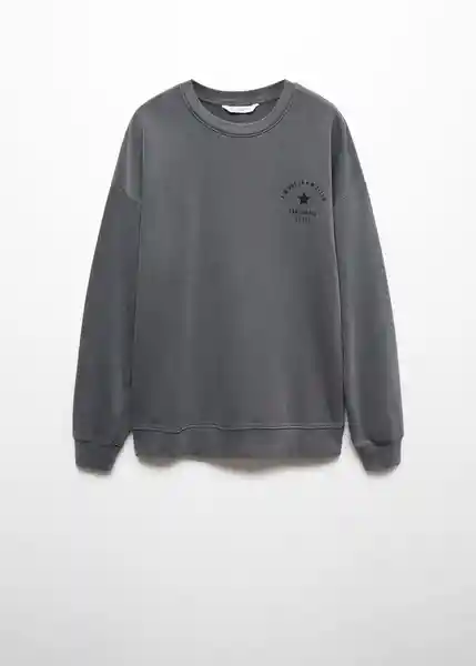 Sudadera Key Niñas Antracita Talla 18 Mango