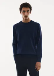 Buzo Jersey Willy Navy Talla L Hombre Mango