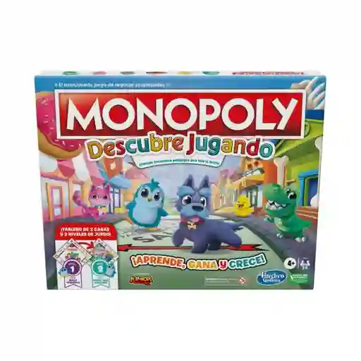 Hasbro Juego de Mesa Monopoly Descubre Jugando