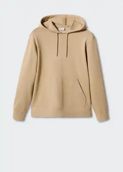 Buzo de Sudadera Bone Camel Talla XXL Hombre Mango