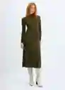 Vestido Flurry Khaki Talla XL Mujer Mango