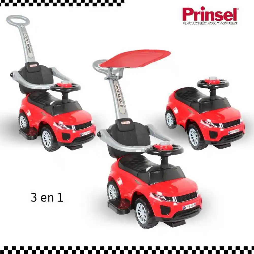 Prinsel Carro Montable Para Niños Correpasillos Discovery Special Rojo