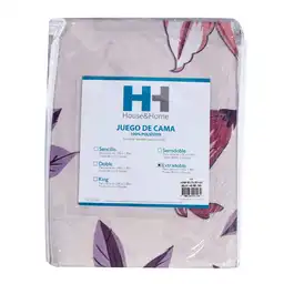 H&H Juego de Cama Melany Extra Doble 100% Poliéster