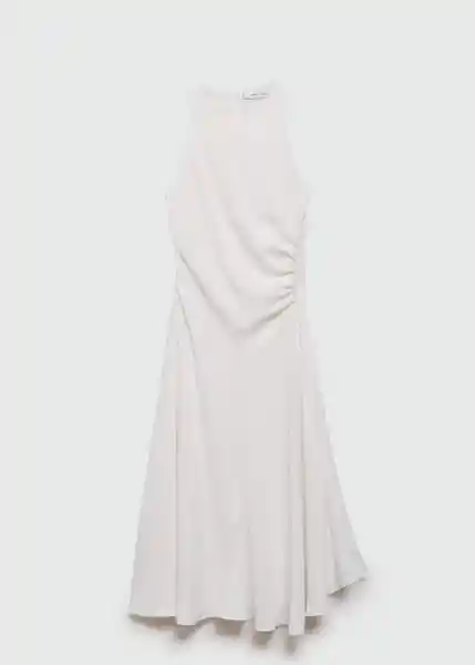 Vestido Fenix-l Blanco Talla M Mujer Mango