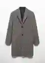 Abrigo Utah Negro Talla XXL Hombre Mango