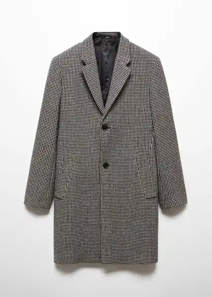 Abrigo Utah Negro Talla XXL Hombre Mango