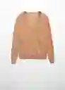 Jersey Serranov Camel Talla XS Mujer Mango