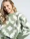 Saco Tejido Mujer Verde Oleo Medio Talla S 489E050 Naf Naf