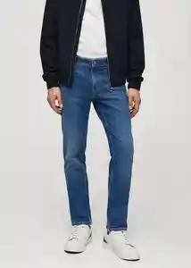 Jean Jan Tejano Oscuro Talla 36 Hombre Mango