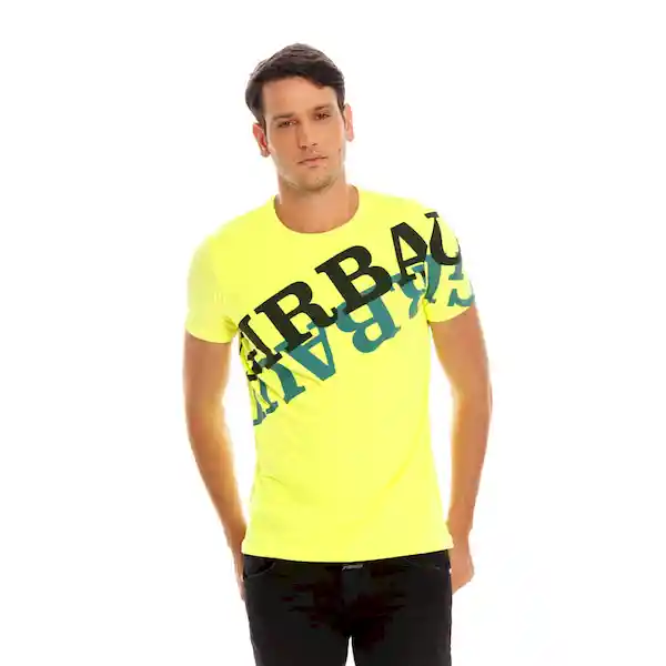 Marithé Francois Girbaud Camiseta Manga Corta Amarillo Talla XS