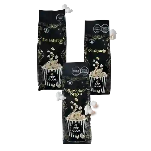 Pack Crispetas Sal, Caramelo & Chocolate