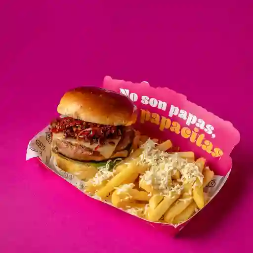 Hot bacón con papa
