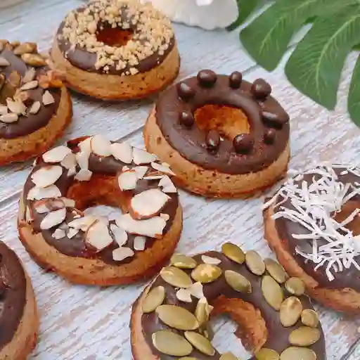Donuts Chocolate con Cubierta Chocolate