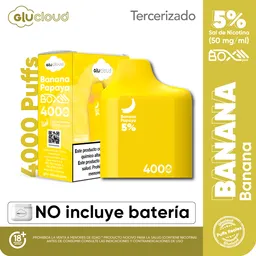 Glucloud Pod Banana Papaya 4000 puff