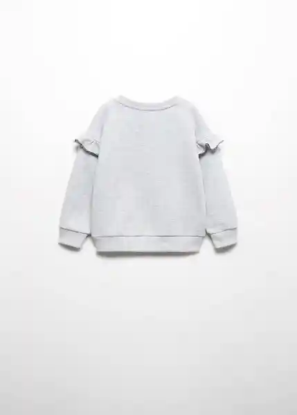 Sudadera Little Gris Medio Vigore Talla 70 Niña Mango