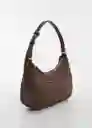 Bolso M Tenerife Chocolate Talla 99 Mujer Mango
