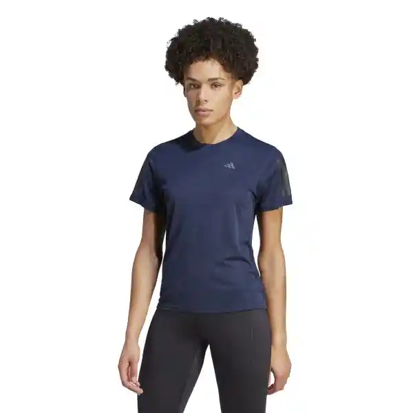 Adidas Camiseta Own The Run Tee Mujer Azul Talla S IL4130