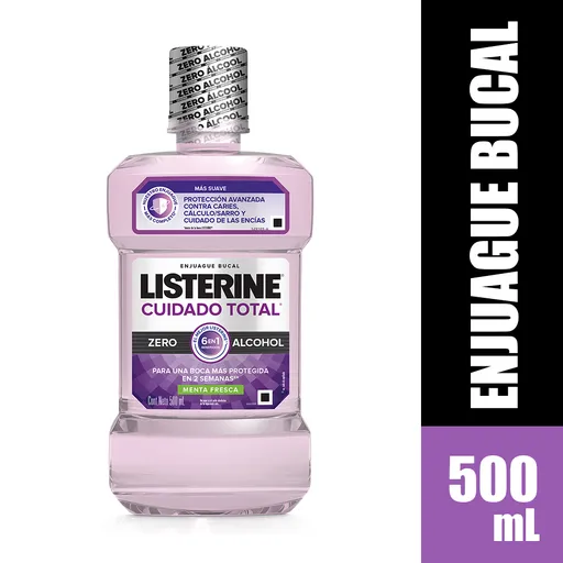 Listerine Enjuague Bucal Cuidado Total Zero Alcohol