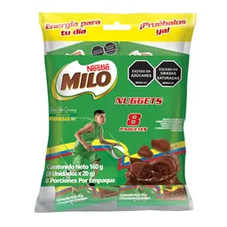 Milo Nuggets cubiertos Sabor Chocolate