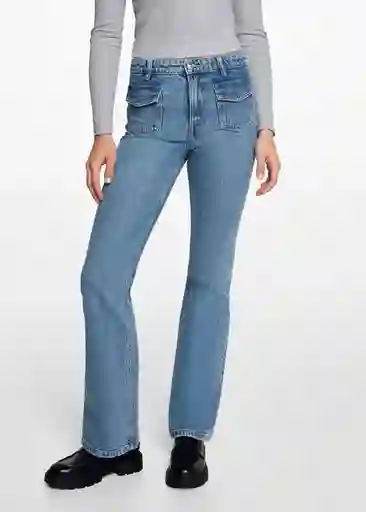 Jean Longf Tejano Oscuro Talla 19 Niños Mango
