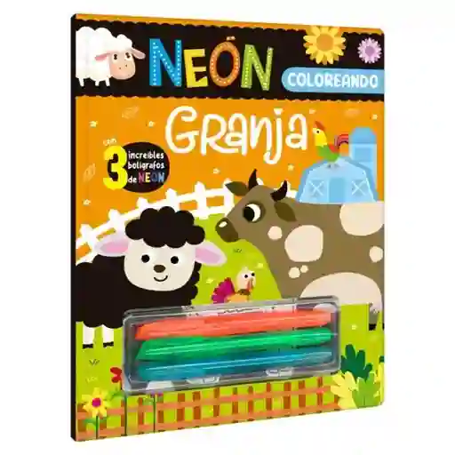 Colección Neón + 3 Increíbles Bolígrafos de Neón Granja