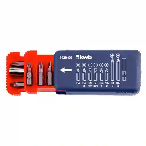 Kwb Dispensador de 9 Puntas Standard Imantadas +